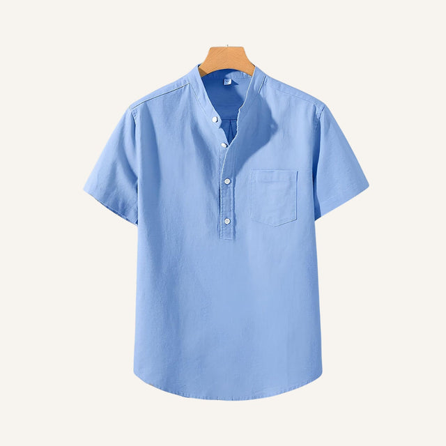 Men's Linen Old Money Shirt Bellacourt