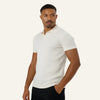 Men's Knit Polo Shirt Old Money Saville