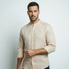 Long-Sleeve Linen Shirt - Varenne