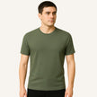 Men's Old Money Basic Textured T-Shirt Belmont