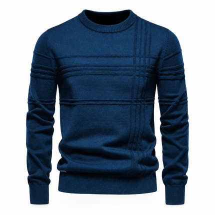 Buy 1, Get 1 Free — LuxeKnit Textured Crew Neck Sweater