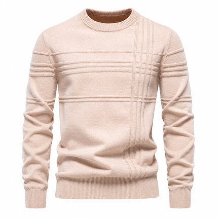 Buy 1, Get 1 Free — LuxeKnit Textured Crew Neck Sweater