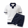 Heritage Textured Polo Shirt + Shorts Set