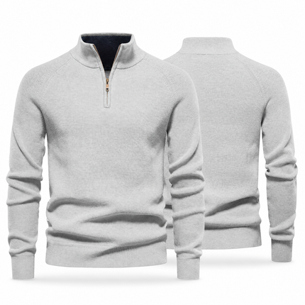 LuxeZip Zipped Collar Sweater — Buy 1, Get 1 FREE