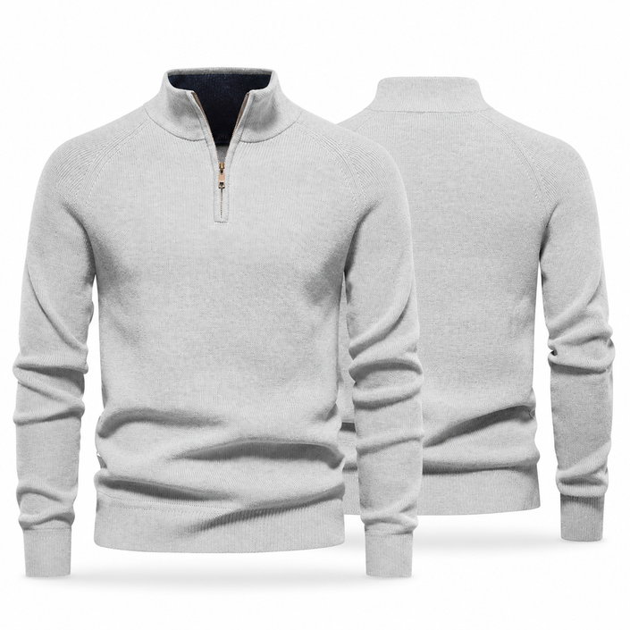 LuxeZip Zipped Collar Sweater — Buy 1, Get 1 FREE