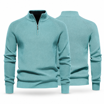 LuxeZip Zipped Collar Sweater — Buy 1, Get 1 FREE
