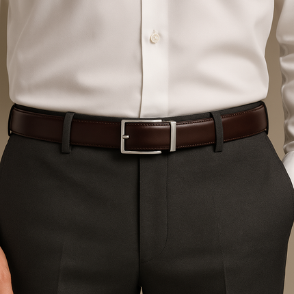 Men’s Leather Dress Belt – Executive