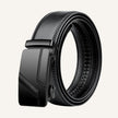 Men's Black Leather Dress Belt – Fiare