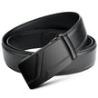 Men's Black Leather Dress Belt – Fiare