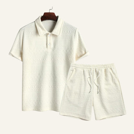Men's Outfit Old Money Jacquard Geometrik
