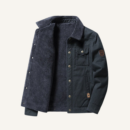 Men’s Sherpa-Lined Winter Jacket – Maccini