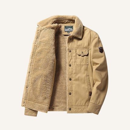 Men’s Sherpa-Lined Winter Jacket – Maccini