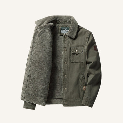 Men’s Sherpa-Lined Winter Jacket – Maccini