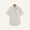 Linen Polo Shirt - Casablanca