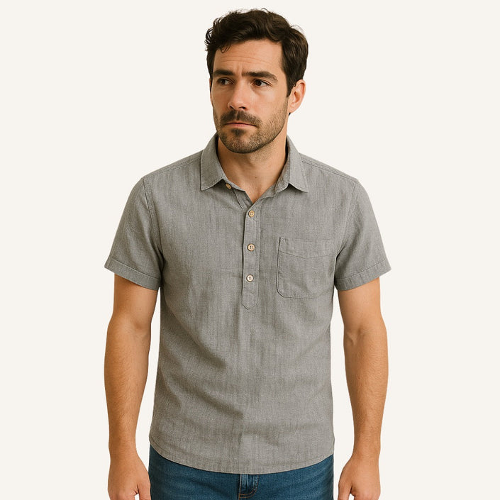 Men’s Linen Polo Shirt - Salerno