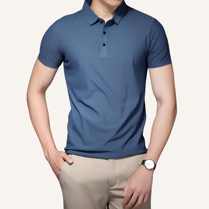 Men’s Ice Silk Polo (Anti-Wrinkle)