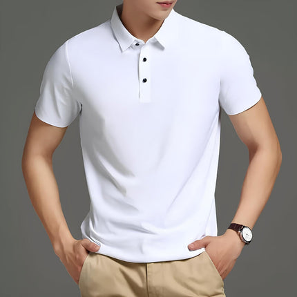 Men’s Ice Silk Polo (Anti-Wrinkle)