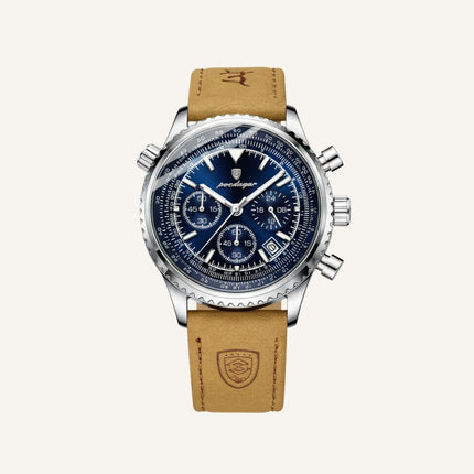Men's Chronograph Leather Watch - Bellatour