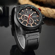 Men's Chronograph Premium Leather Watch - Dominus