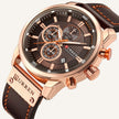Men's Chronograph Premium Leather Watch - Dominus