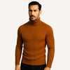 Men's Old Money High Collar Sweater - Rizzo