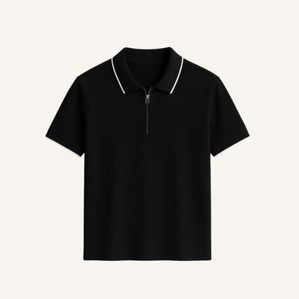 Men's Quarterzip Polo - Manttan