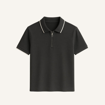 Men's Quarterzip Polo - Manttan