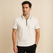 Men's Quarterzip Polo - Manttan