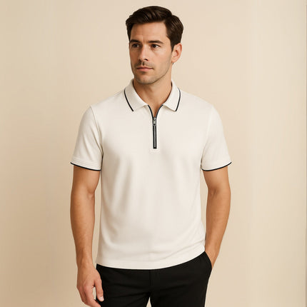 Men's Quarterzip Polo - Manttan