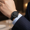 Men’s Retro Leather Watch - Outline