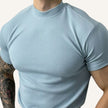 Men’s Ribbed High-Neck T-Shirt – Clarence