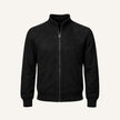 Men's Suede High-Collar Jacket - Monet