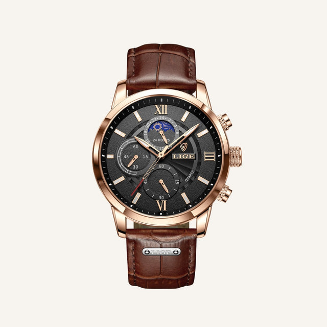 Men's Leather Watch - DeVito