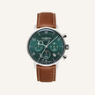 Zeppelin 100 Jahre Green Chronograph Watch