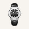 Men's Black Leather Watch - Luxe
