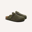 Suede Clog Sandal - Portofino