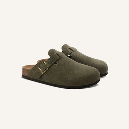 Suede Clog Sandal - Portofino