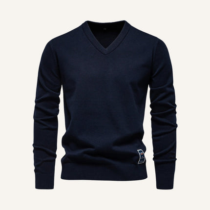 Men’s V-Neck Sweater – Pesson Lior