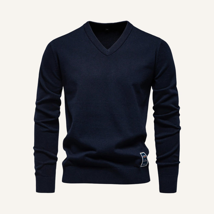 Men’s V-Neck Sweater – Pesson Lior
