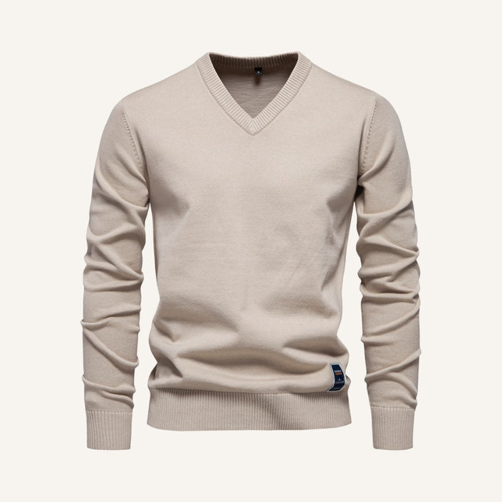 Men’s V-Neck Sweater – Pesson Lior