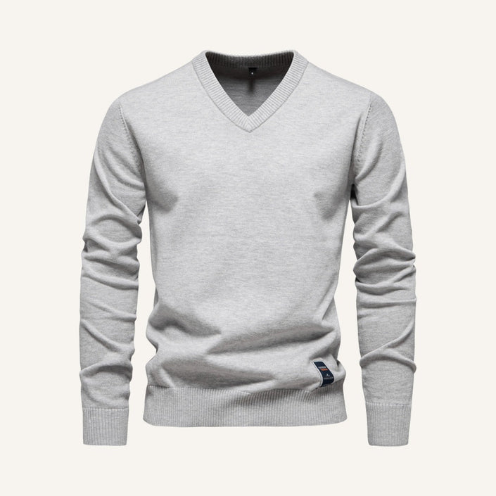 Men’s V-Neck Sweater – Pesson Lior