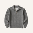 Men's High Collar Half-Zip Sweater Fontaine