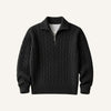 Men's High Collar Half-Zip Sweater Fontaine