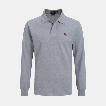 Long-sleeved polo shirt