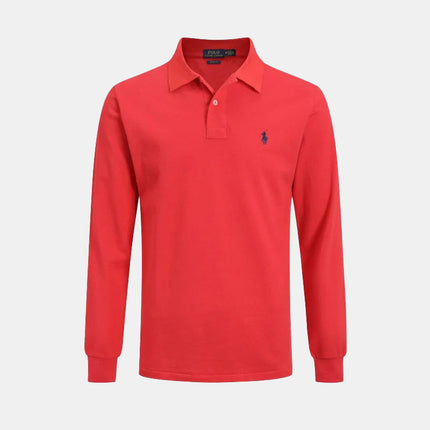 Long-sleeved polo shirt