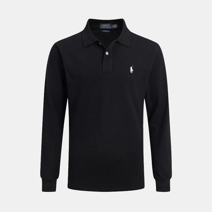 Long-sleeved polo shirt