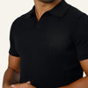 Men's Knit Polo Shirt Old Money Saville